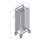 Transport Bagerivogn Zoni 18 hylder XXX Large- H