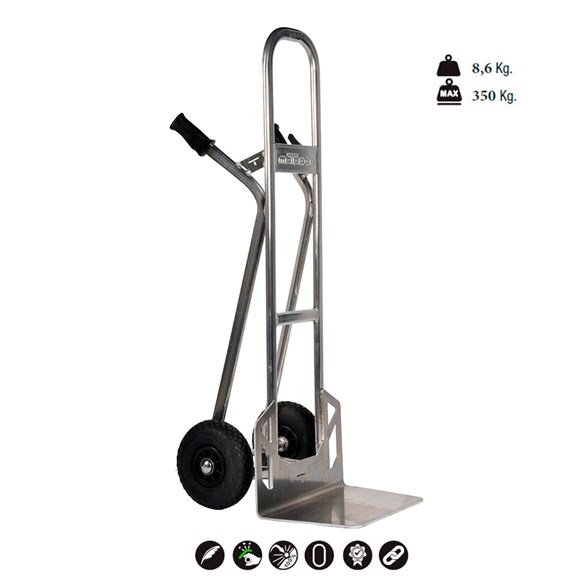 Aluminium Sækkevogn 350 kg