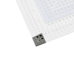 Flexi Tile hjørneliste - grå
