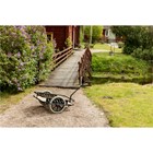 Trækvogn med træbund 150 kg.