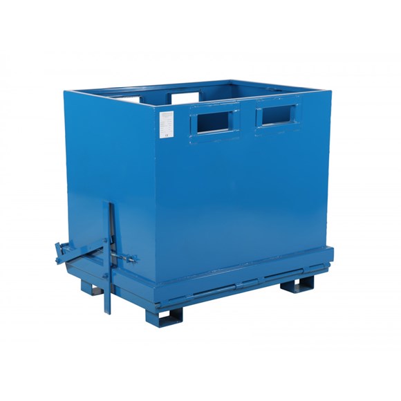 Container med bundtømning