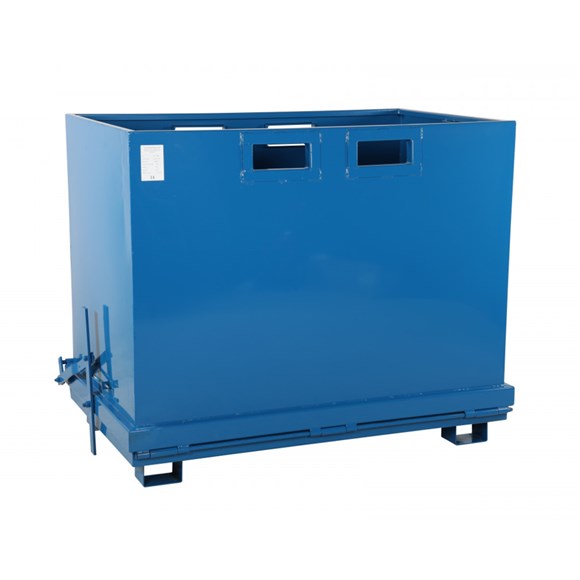 Container med bundtømning