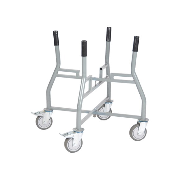 Rullevogn XL til spande. holder 500x270 mm.
