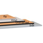 Arbejdsbord med egeparket bordplade. 1200x800 mm.