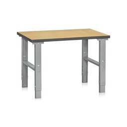 Arbejdsbord med oliehærdet bordplade. 1200x800 mm.