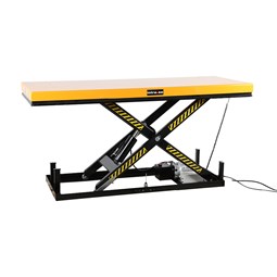 Løftebord 1000 kg platform mål 2000 x 850 mm.