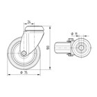 TENTE hjul 2470 DYK 075 P30 11,0
