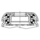 TENTE hjul 2470 DYK 075 P30 11,0