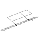 Foldbar Aluminiums trappe - 6 trin og gelænder