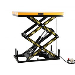 Løftebord 1000 kg platform mål 1300 x 820 mm.