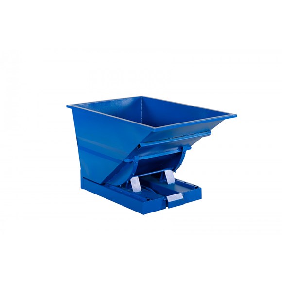 Vippecontainer - Light - 600 kg. Blå