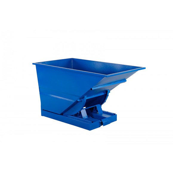 Vippecontainer - Light - 600 kg. Blå