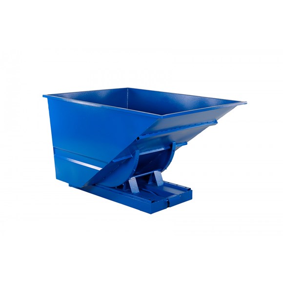 Vippecontainer - Light - 600 kg. Blå