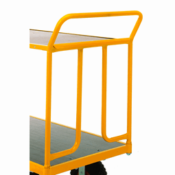 Håndtagsbøjle til KM vogne gul bredde 650 mm.