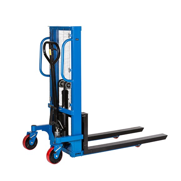 Pallestabler manuel, løftehøjde 1000 mm. 1000 kg.