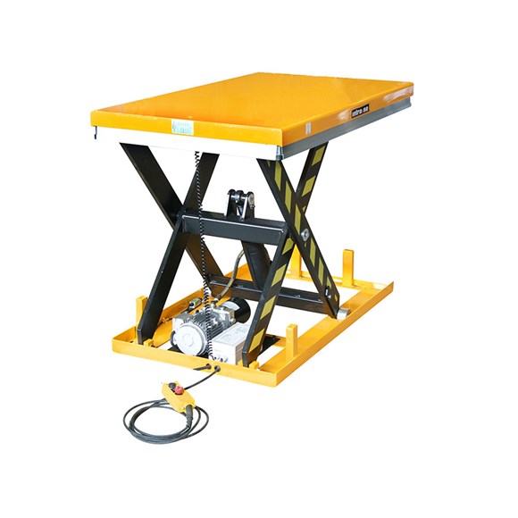 Hydraulisk løftebord 1000-3000 kg 1300 x 800 mm.