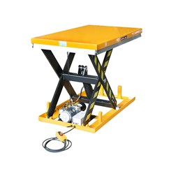 Løftebord 2000 kg platform mål 1300 x 800 mm.