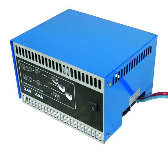 Oplader til blysyre batteri 24V / 40 Ah