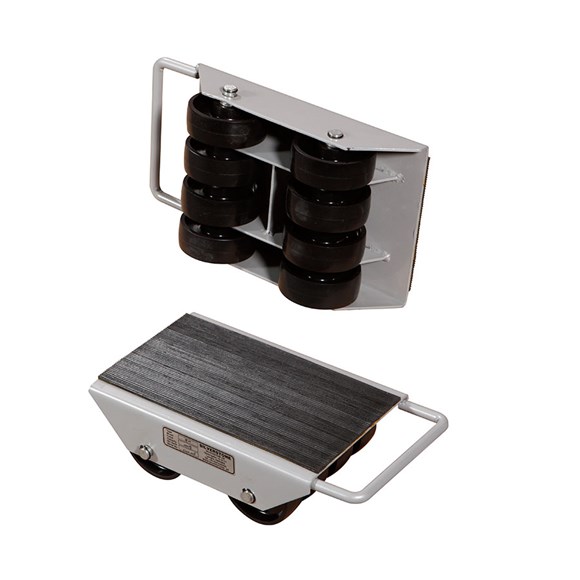 Transportrulle, faste m. nylon hjul 2000 kg.