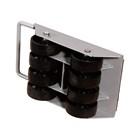 Transportrulle, faste m. nylon hjul 2000 kg.