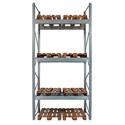 Pallereol: Højde 3500 mm. 8 pallepladser i alt