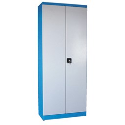 Opbevaringsskab type B, HxBxD: 192x78x38cm Blå-Grå