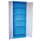 Opbevaringsskab type B, HxBxD: 192x78x38cm Blå-Grå