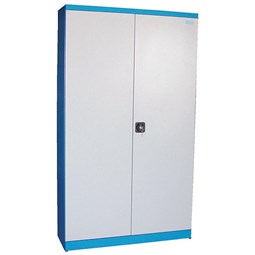 Opbevaringsskab type C HxBxD:192x110x38cm Blå-Grå
