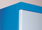Opbevaringsskab type C HxBxD:192x110x38cm Blå-Grå