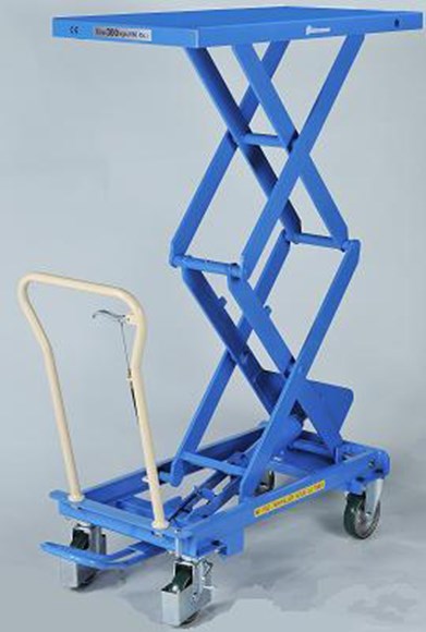 Bishamon løftebordsvogn, dobbelt saks - 150-500 kg
