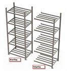 Arkivreol: startfag: 2 stiger/6 hylder 2x1x0,35m.
