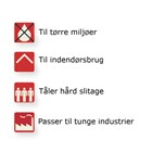 Safety tape 50mm x 33m Gul