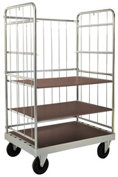 Hyldevogn m 3 netsider 2 hylder stor model