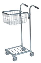 Mini butiksvogn med 1 kurv elforsinket