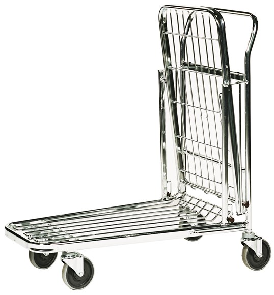 Butiksvogn med hylde
