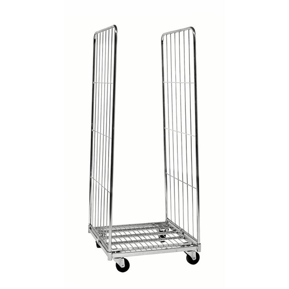 Rullecontainer med 2 sider