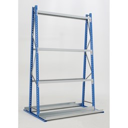 Dobbeltsidet grenreol 1500 mm følgefag