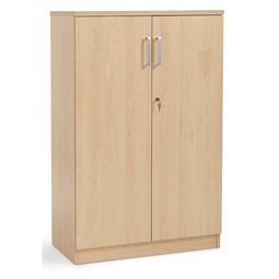Kontorskab Quantum 800x420x1260 mm lås bøg