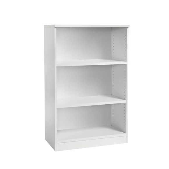 Bogreol Quantum 3 hylder 800x420x1257 mm hvid