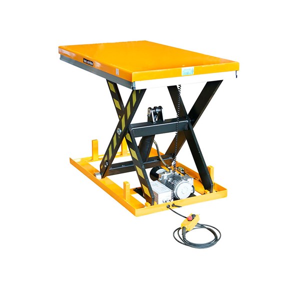 Hydraulisk løftebord 1000-3000 kg 1300 x 800 mm.