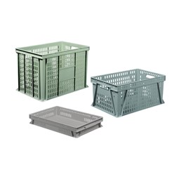 Plastkasse ARCA/Werit perforeret med håndtag
