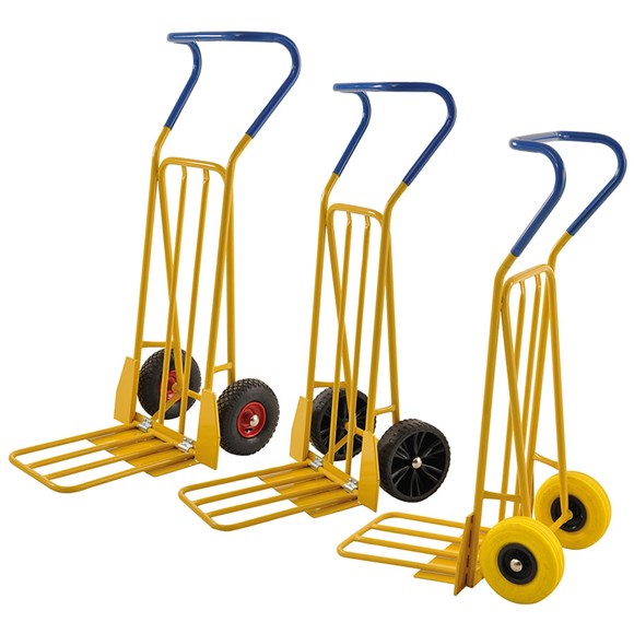 Sækkevogn med ergonomisk håndtag