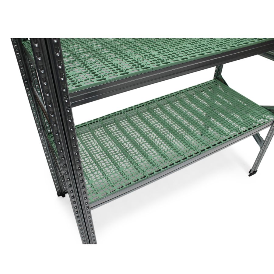 Komplet kølerumshylde 150x50 cm