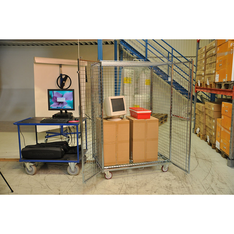 Sikkerhedsbur med 4 sider stor model