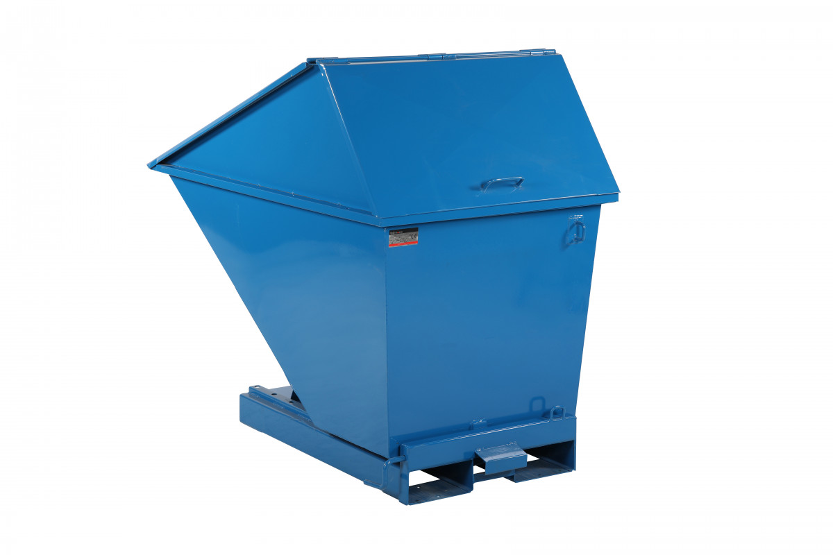 Tipcontainer lukket 750 L