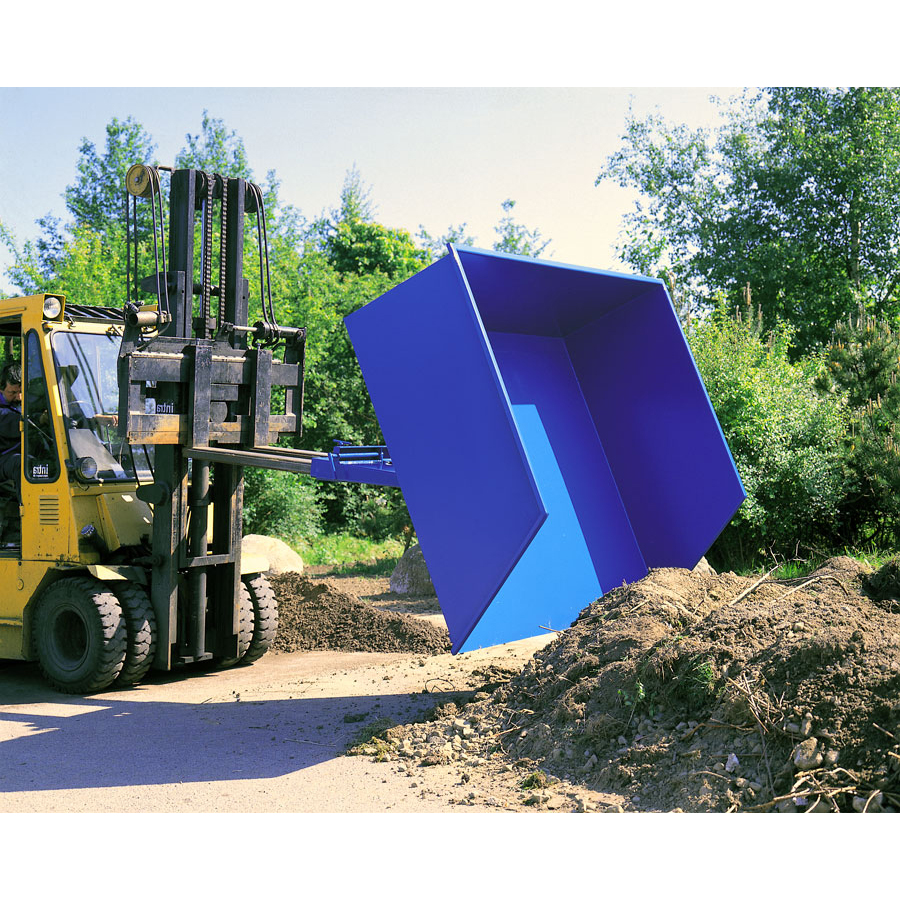 Truckskovl med tip 1000 Liter LxBxH:165x150x59cm.