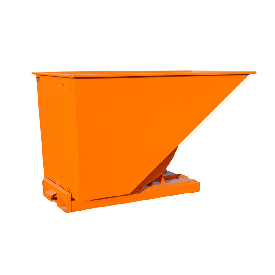 Tip-container "Automatic", 1600 Liter åben. Orange