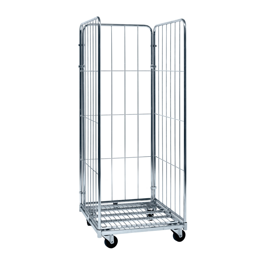 Rullecontainer med 3 sider