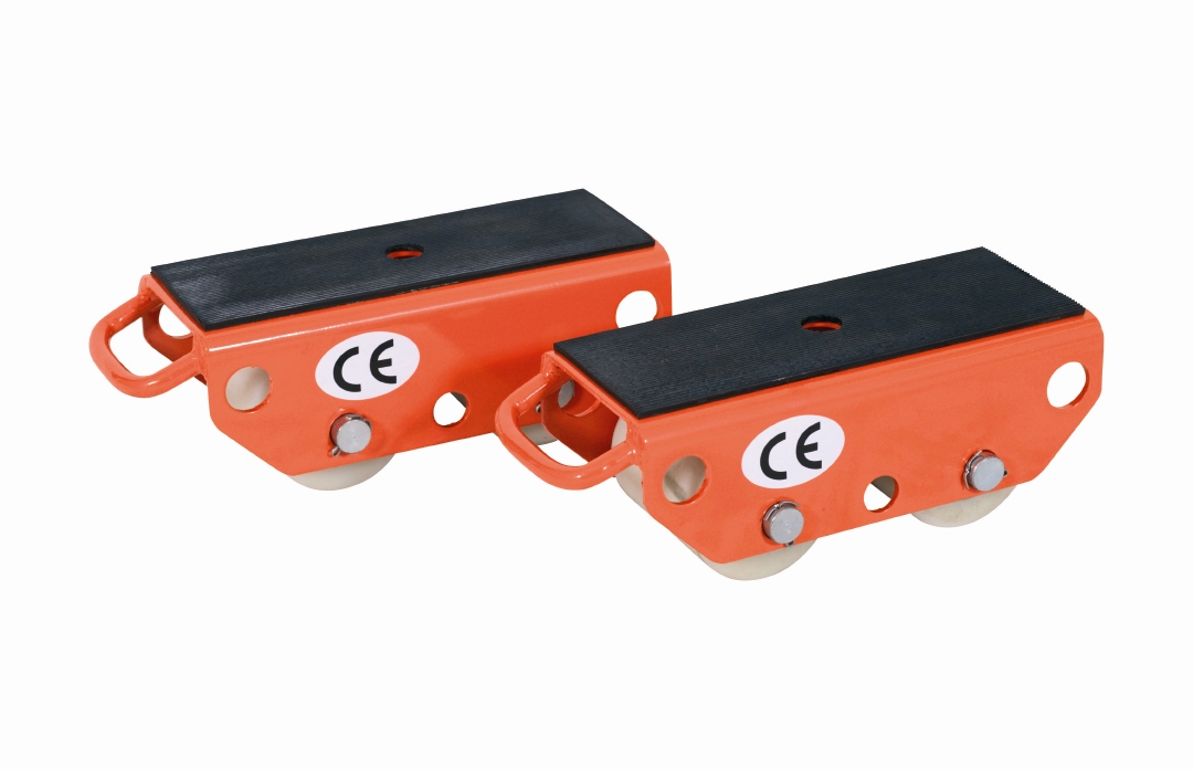 Transportrulle, faste m. nylon hjul, K: 2000 kg