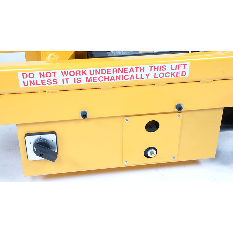 Løftebordsvogn 500 kg elektrisk 1010 x 520 mm